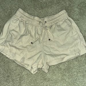 Linen shorts